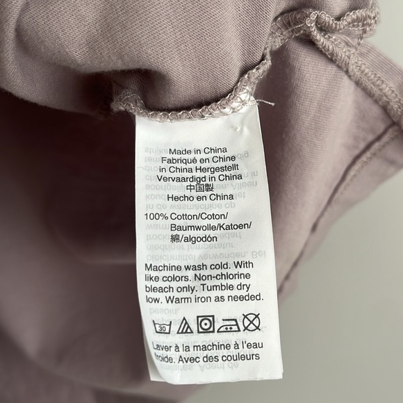 Madewell V-Neck North side vintage Short Sleeve Tshirt dress Large - Picture 5 of 6